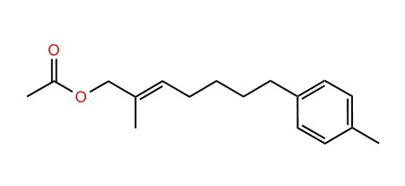 (E)-2-Methyl-6-p-tolyl-2-heptenyl acetate